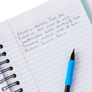 Pen+Gear College Ruled 5-Subject Poly Notebook, 6" x 8.26", White, 150 Sheets - Image 5