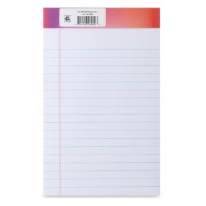 Pen+Gear Wide Ruled Legal Pads, Cosmic Ombre, 5″ x 8″, 2 Pack, 50 Sheets Per Pad, 100 Pages Total