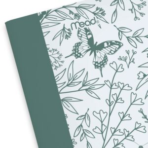 Five Star Down to Earth Composition Book Plus Study App, Wide Ruled, 80 Sheets, 7.5" x 9.75", Butterfly Blues - Image 6