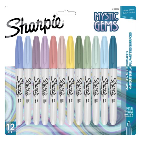 Sharpie Permanent Markers, Fine Point, Assorted Colors, 12 Count Sharpie Permanent Markers, Fine Point, Assorted Colors, 12 Count