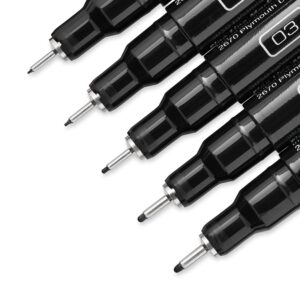 Prismacolor Premier Fine Line Markers, Black, 5-Pack