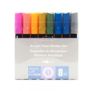 Fashion Assorted Colors Acrylic Paint Marker Set by Artist's Loft™ - 8 Markers - Image 6