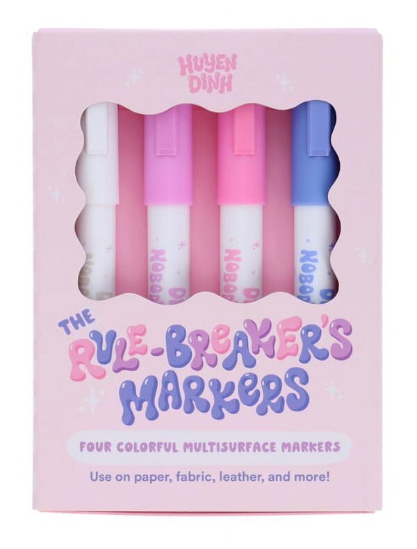 The Rule-Breaker’s Markers: Four Colorful Multisurface Markers