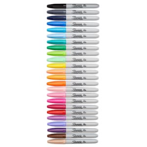 Sharpie 75846 Permanent Markers, Fine Point, Assorted Colors, 24-Count - Image 5