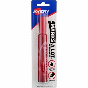 Avery Marks-A-Lot Chisel Point Permanent Ink Marker (Pack of 6) - Image 3