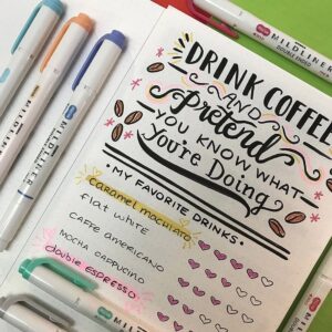 Zebra Mildliner Double Ended Creative Marker – Gray