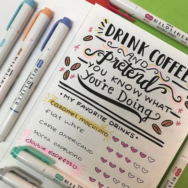 Zebra Mildliner Double Ended Creative Marker – Gray