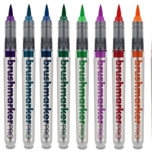 Karin Brushmarkers Pro Markers and Sets - Set of 12, Basic Colors with Blender - Image 3