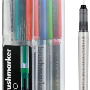 Karin Brushmarkers Pro Markers and Sets - Set of 12, Basic Colors with Blender - Image 4