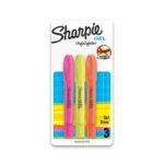 Sharpie Gel Highlighters, Bullet Tip, Assorted Colors, 3 Count