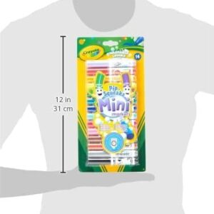 Crayola Pip-Squeaks Mini Washable Felt Tip Colouring Pens, Pack of 14 - Ideal for Little Fingers 14 Count (Pack of 1) - Image 8