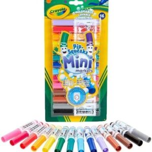 Crayola Pip-Squeaks Mini Washable Felt Tip Colouring Pens, Pack of 14 - Ideal for Little Fingers 14 Count (Pack of 1) - Image 9