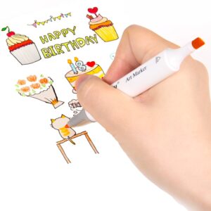 Ohuhu 60 Colors Dual Tips Permanent Art Marker - Image 5