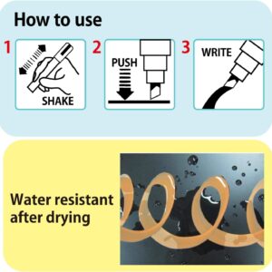 Zig 6mm Waterproof Marker Set - Image 5