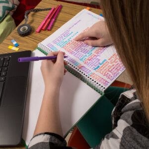 Five Star Interactive Notebook, 1 Subject, Wide Ruled, 3 Pack, Black & Amethyst Purple - Image 6