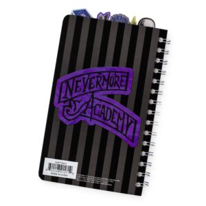 Addams Family Wednesday Nevermore Academy 5-Tab Spiral Notebook With 75 Sheets - Image 4