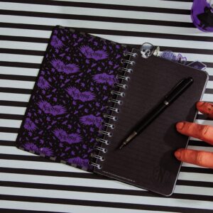 Addams Family Wednesday Nevermore Academy 5-Tab Spiral Notebook With 75 Sheets - Image 6