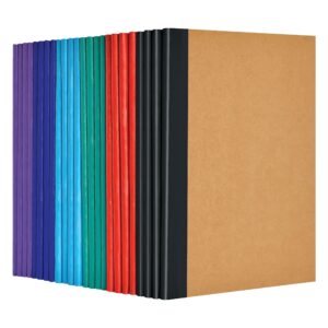 Better Office Products Mini Notebooks, Unlined, Writing Notebooks & Sketch Books, 48 Pages, 24 Pack - Image 2