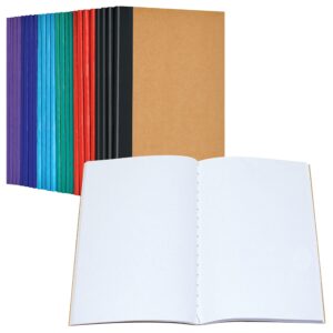 Better Office Products Mini Notebooks, Unlined, Writing Notebooks & Sketch Books, 48 Pages, 24 Pack - Image 3