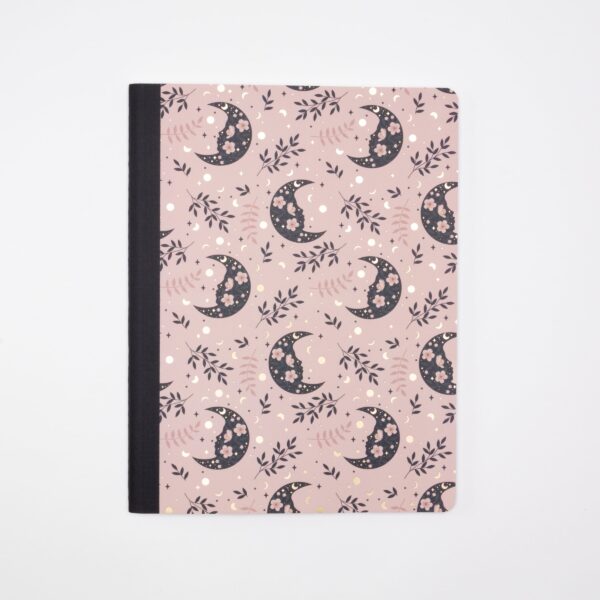 Ecokind by U Style Moons Composition Book, 7.5″ x 9.75, College Rule, 80 Sheets