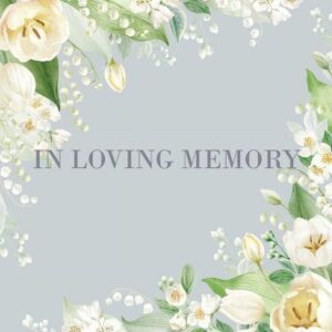 Condolence book for funeral (Hardcover): Memory book, comments book, condolence book for funeral, remembrance, celebration of life, in loving memory funeral guest book, memorial guest book, memorial s - Image 1