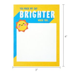 Pen+Gear Teacher Super Student Notes, 3" x 8", 21 Sheets, Not Hole Punched - Image 6