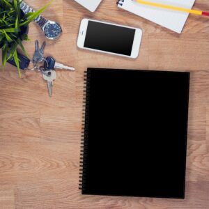 Notebook, 8.5x11, Blue Sky, Black - Image 4