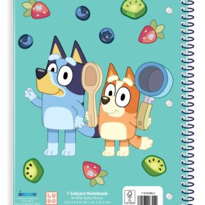 Bluey 1-Subject Spiral Notebook, Wide Ruled, 80 Sheets, for Students - Image 3