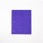Ecokind by U Style Mess-Proof Glitter 1 Subject Notebook, Wide Rule, 8.5″ x 10.5″, 80 Sheets