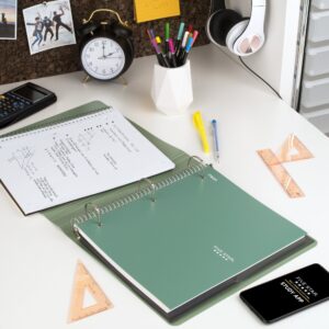Five Star Spiral Notebook + Study App, 1 Subject, Graph Ruled, 8.5″ x 11″