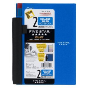 Five Star 2-Subject Notebook - Image 3
