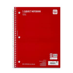 Pen+Gear Wide Rule Red 1 Sub Notebook, 8"x10.5, 70 Sheets Each (24 Pack), New - Image 4