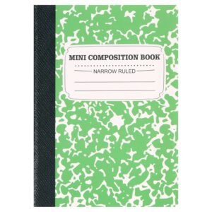 Composition Notebook, Mini Sized 30 Pack 5 Colors Narrow Ruled Mini Composition Books Bulk by Feela, Small Pocket Marble Cute Journal Notebooks, Pocket Sized 4.5 x 3.25 in - Image 8