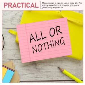 OUNONA 4Pcs Multi-use Notebook Tearable Memo Pad Convenient Legal Pad Lined Paper Pad Legal Notepad - Image 3
