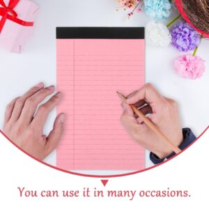 OUNONA 4Pcs Multi-use Notebook Tearable Memo Pad Convenient Legal Pad Lined Paper Pad Legal Notepad - Image 6