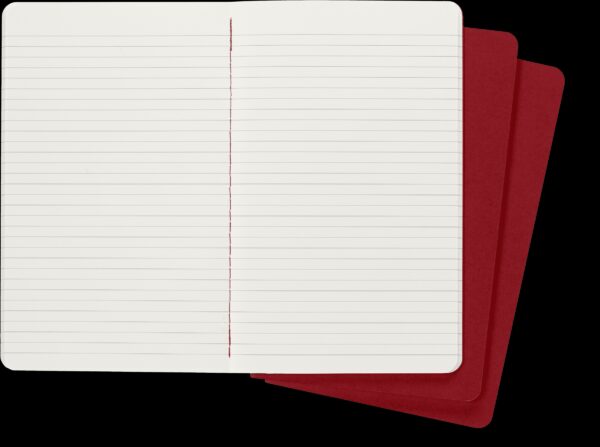 Moleskine Cahier Journals (Set of 3), Large (5″ x 8.25″), Ruled, Kraft Brown