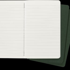 Moleskine Cahier Journals (Set of 3), Large (5″ x 8.25″), Ruled, Kraft Brown