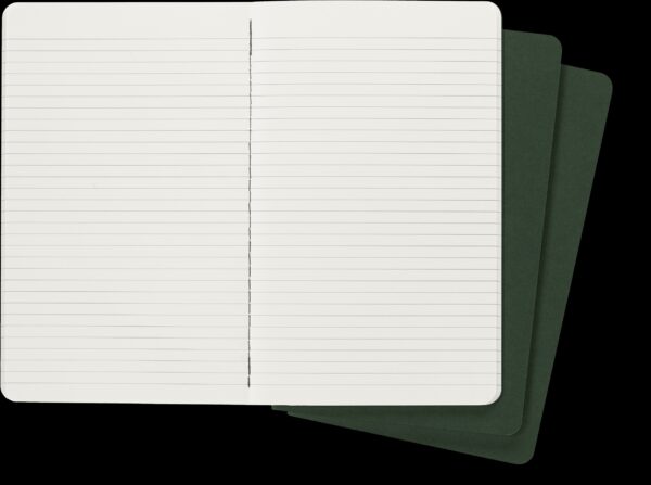 Moleskine Cahier Journals (Set of 3), Large (5″ x 8.25″), Ruled, Kraft Brown