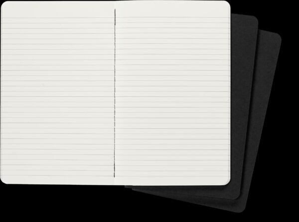 Moleskine Cahier Journals (Set of 3), Large (5″ x 8.25″), Ruled, Kraft Brown