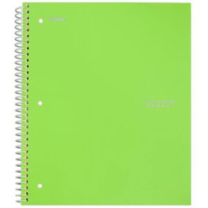 Five Star Spiral Notebook, 2 Subject, College Ruled Paper, 120 Sheets, 11" x 8-1/2", Color may vary - Image 5