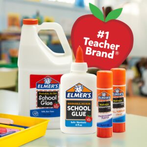 Elmer’s Non Toxic Clear Glue Sticks, 6 Count