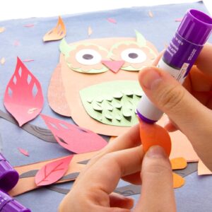 BAZIC Washable Disappearing Purple Glue Stick 8g, Acid Free (4/Pack), 1-Pack - Image 4