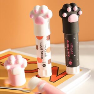 FAIOIN Cute for Cat Claw Quick Stick Solid Glue Kawaii Stick Solvent Non Toxic Multi Us - Image 4