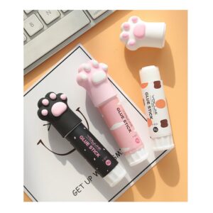 FAIOIN Cute for Cat Claw Quick Stick Solid Glue Kawaii Stick Solvent Non Toxic Multi Us - Image 7