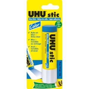 Uhu Stic Glue Stick, Blue, .74 oz., Carded Packaging - Image 6