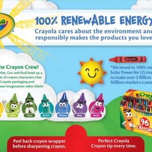 Crayola Crayon Set, 96 Ct, Classroom Must Haves, Back School Supplies for Teachers and Students, Coloring Gift for Kids, Ages 4+ - Image 2