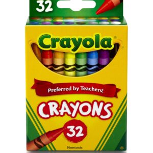 Crayola Classic Crayons, 32 Ct, Back to School Supplies, Teacher Supplies, Assorted Colors