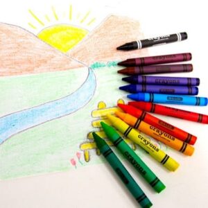 BAZIC Crayons Jumbo 12 Color, Non Toxic Drawing Crayon (12/Pack), 1-Pack - Image 5