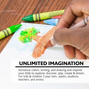 BAZIC Crayons Jumbo 12 Color, Non Toxic Drawing Crayon (12/Pack), 1-Pack - Image 10