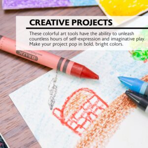 BAZIC Crayons Jumbo 12 Color, Non Toxic Drawing Crayon (12/Pack), 1-Pack - Image 11